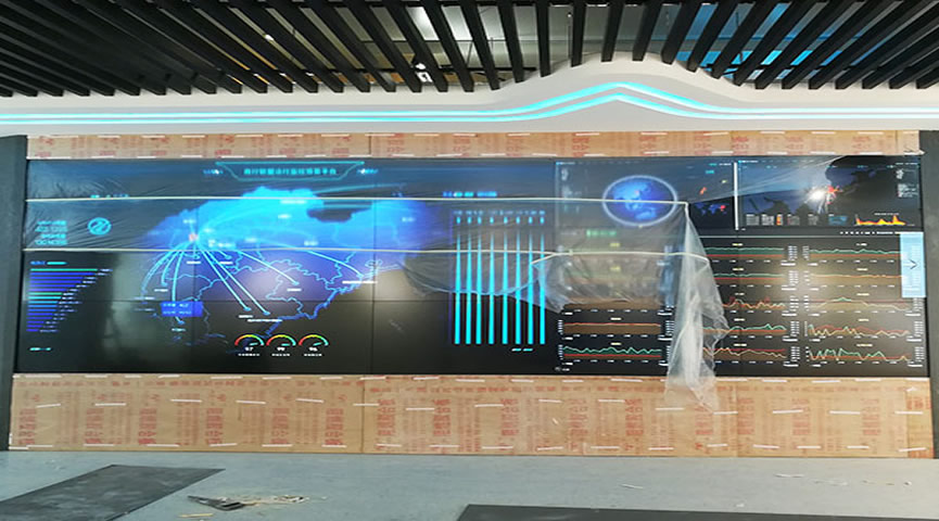 山東某商業銀行液晶拼接屏