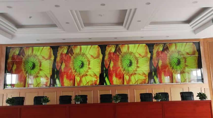 廣州某部隊光學無縫拼接屏