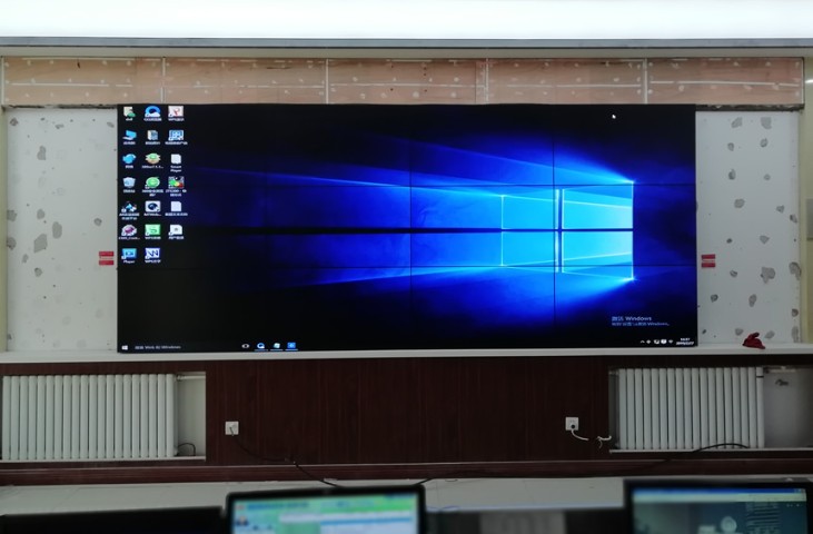 聊城交警第三大隊液晶拼接屏解決方案