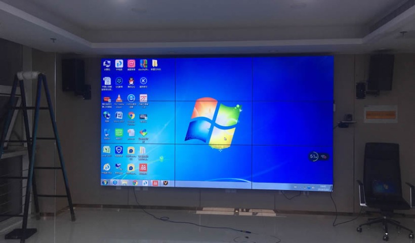 愛普樂液晶拼接屏進駐臨清農商銀行