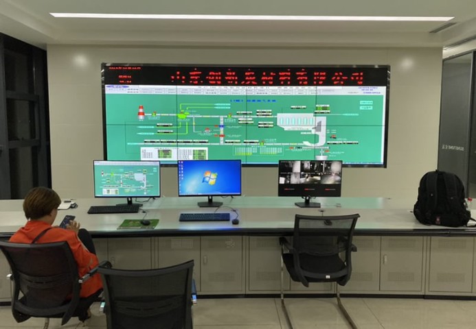 愛普樂55寸液晶拼接屏進駐濰坊市中國聯通某網點