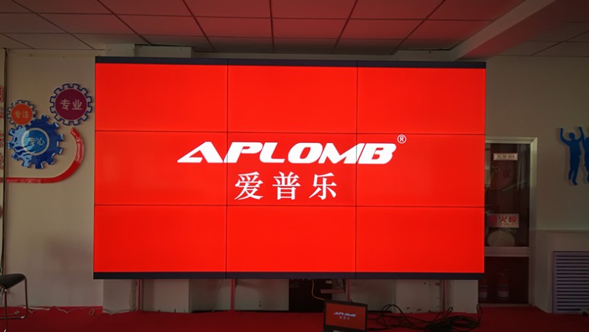 銀川某科技企業55寸液晶拼接屏案例