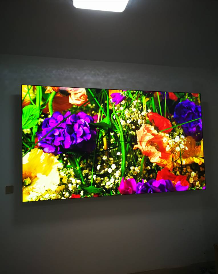 愛普樂55寸0.88mm液晶拼接屏進駐射陽縣水利局