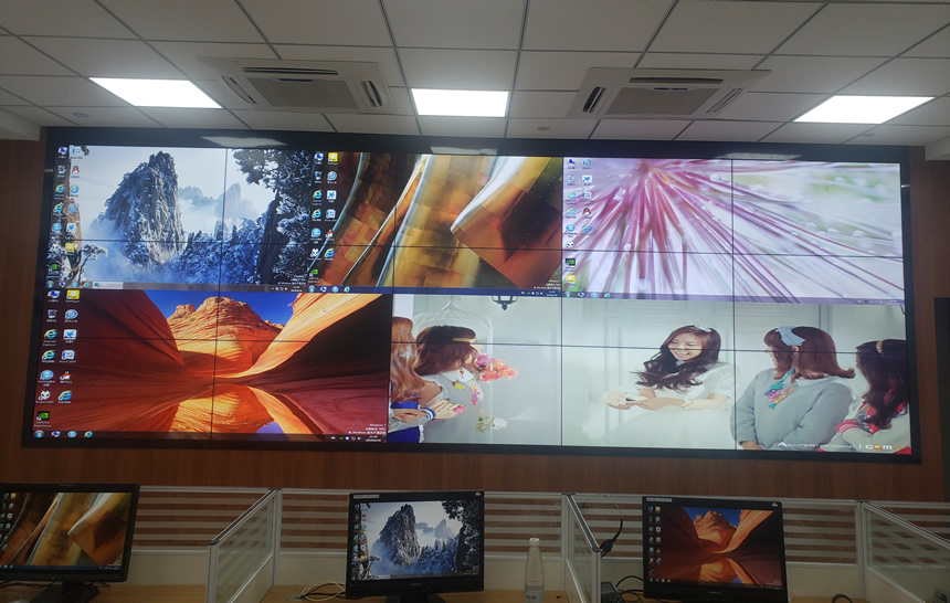 愛普樂液晶拼接屏進駐鹽城康年頤養院