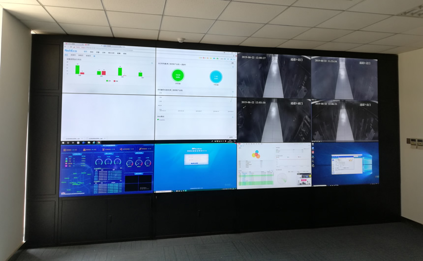 55寸液晶拼接屏進駐山東黃三角物聯網產業園