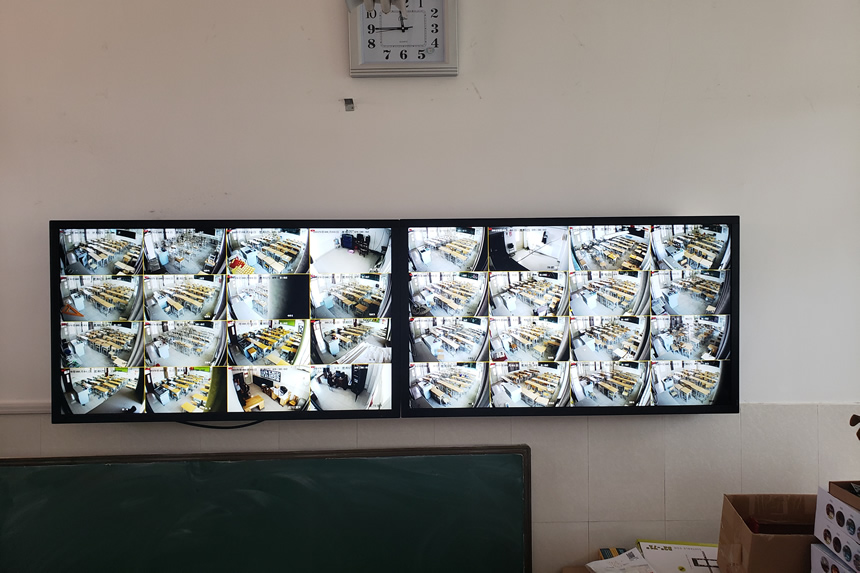 濟南育秀中學液晶監視器案例