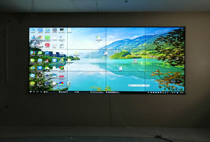 新疆庫爾勒國家電網液晶拼接屏案例