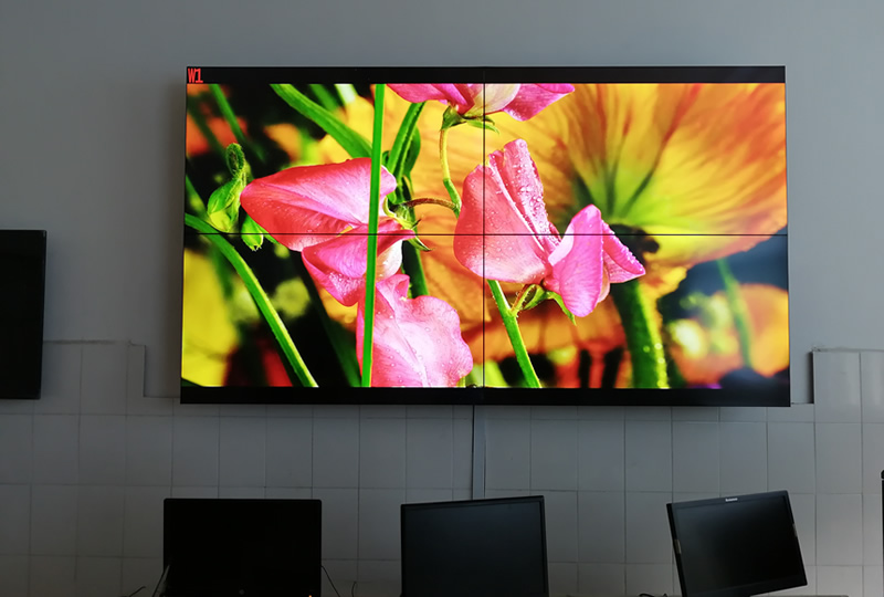 愛普樂液晶拼接屏助力長清樂天中學安防監控