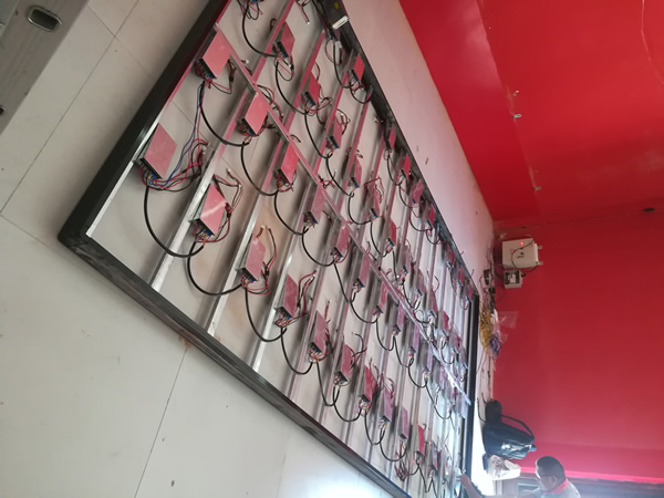 鄒城市某保安服務公司LED顯示屏案例