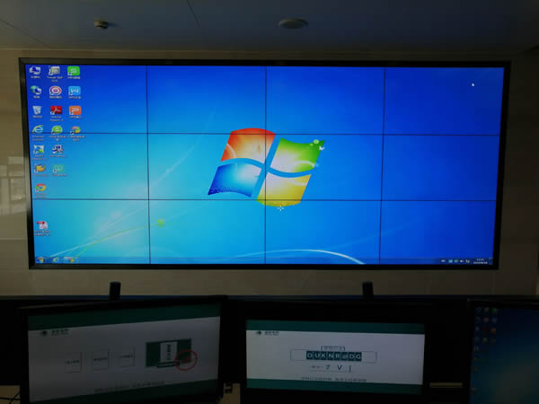 液晶拼接屏協助桿石橋國家電網營業廳工作開展，展現清晰亮麗畫質