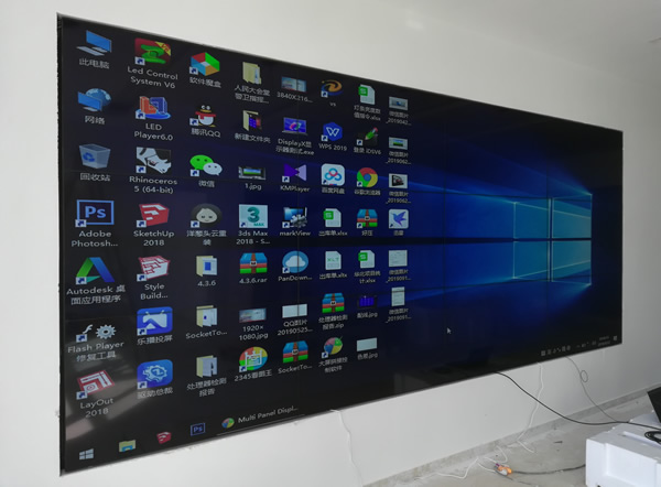 液晶拼接屏進駐內蒙古烏蘭察布某電業局