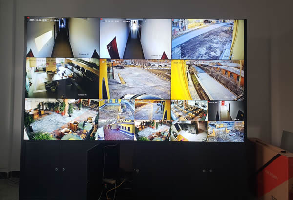 愛普樂液晶拼接屏進駐遼陽市文圣區某水泥廠