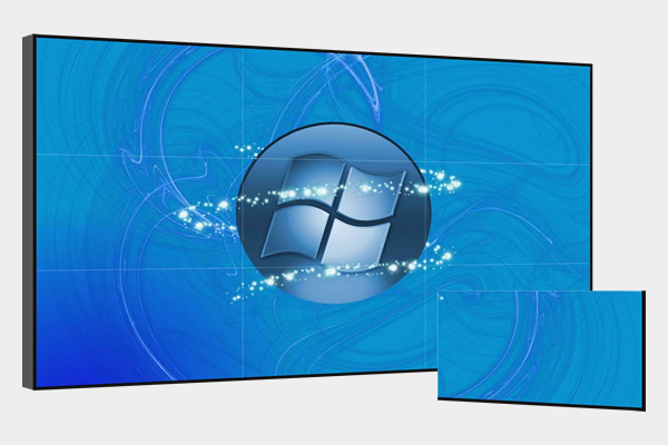 無縫拼接屏讓墻面展現出別具一格的風格